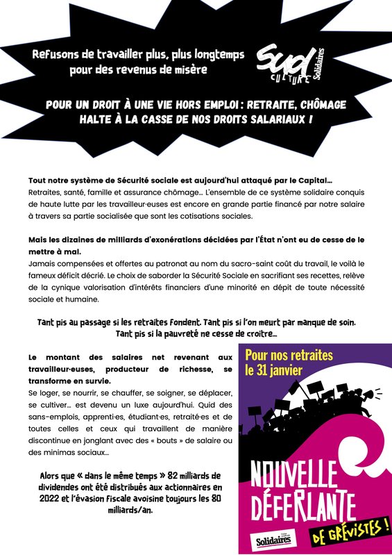 Tract retraite