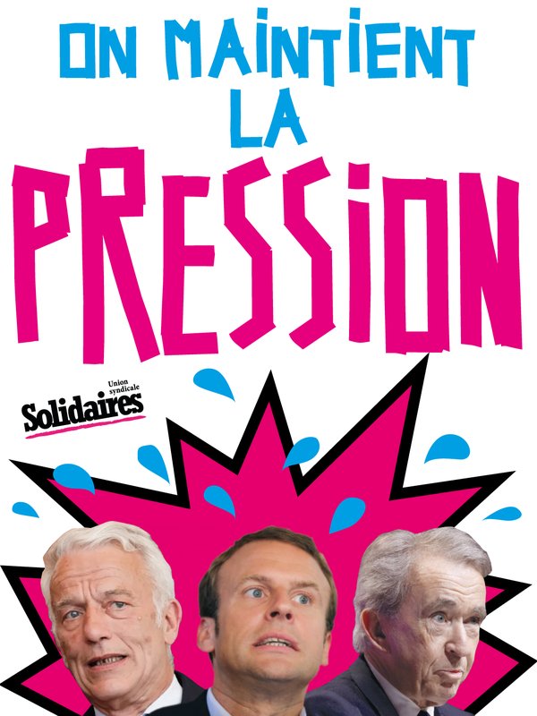 on maintient la pression